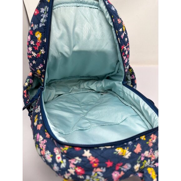 Vera Bradley Essential Backpack Scattered Wildflowers Quilted Retired Print - Picture 5 of 6